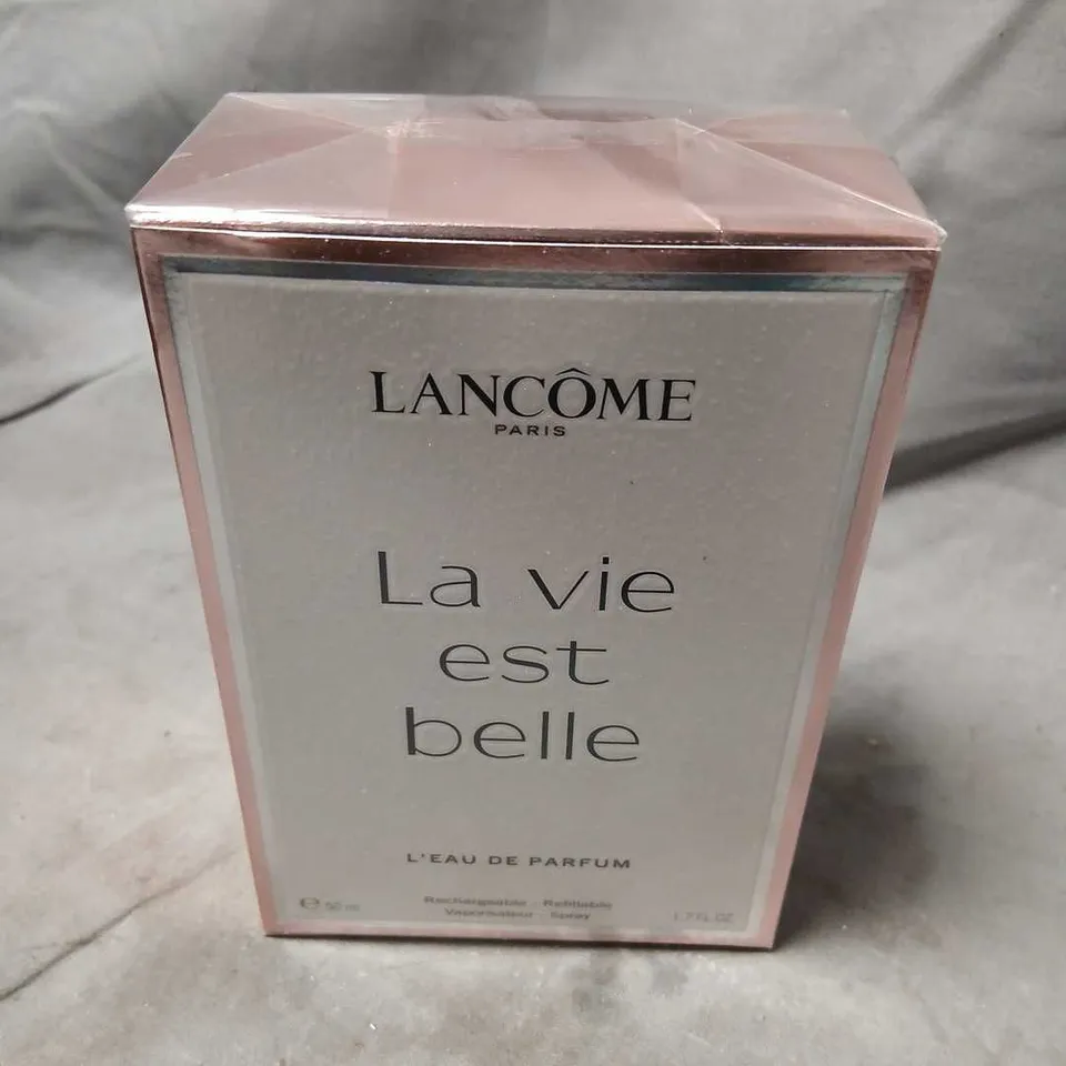 BOXED AND SEALED LANCÔME "LA VIE EST BELLE" EAU DE PARFUM 50ML 