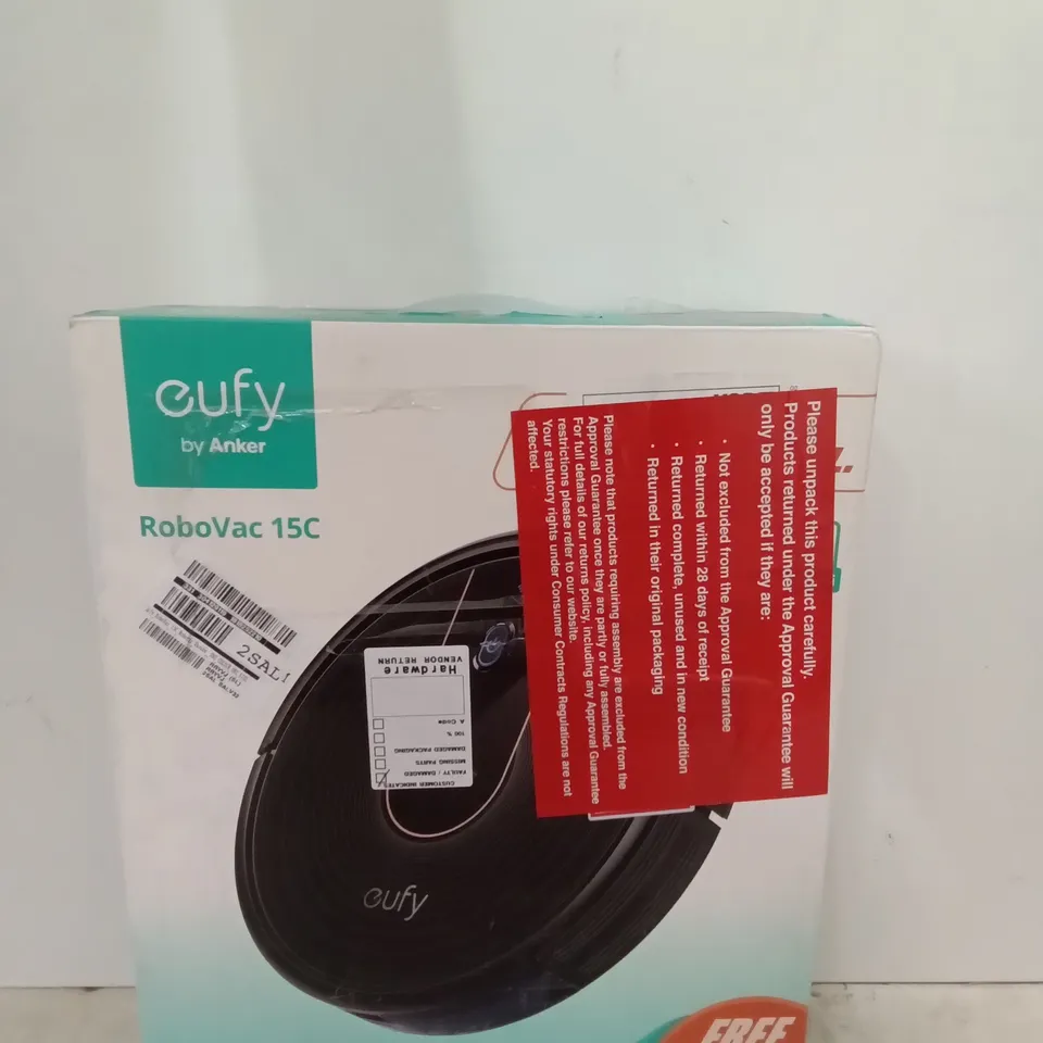BOXED ANKER EUFY 15C ROBOTIC VACUUM CLEANER RRP £199