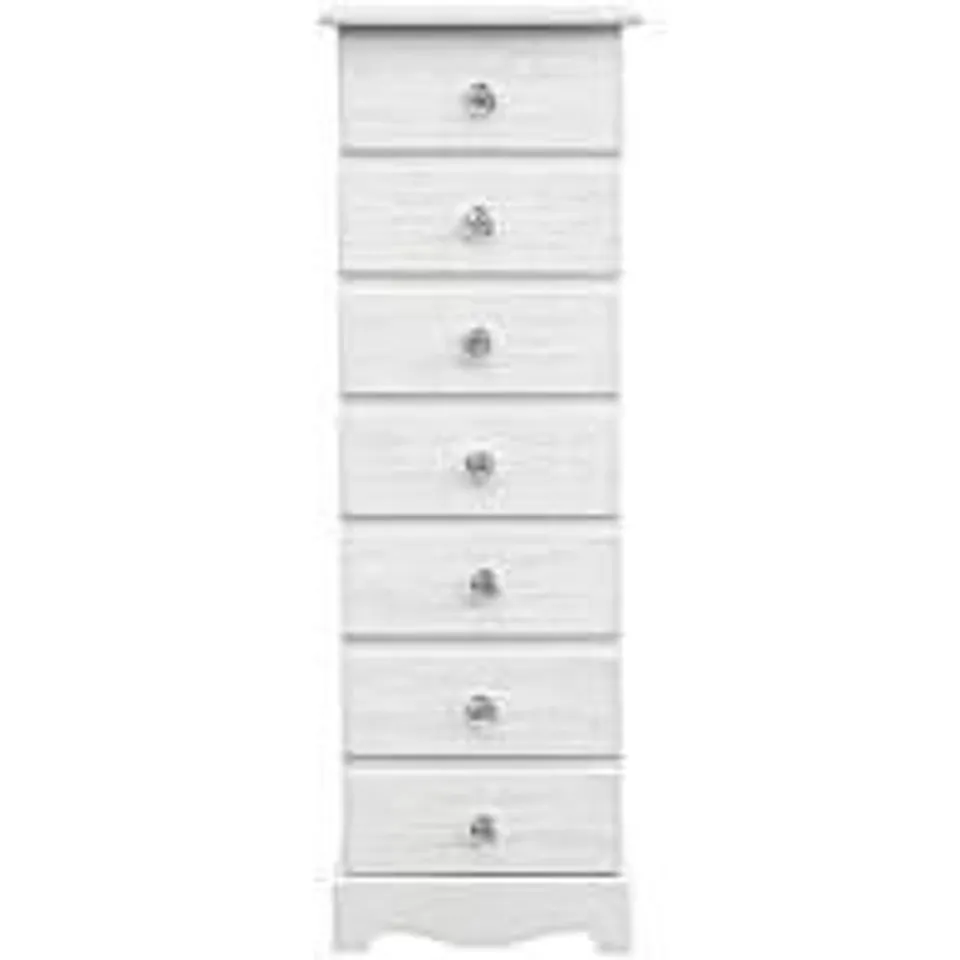BOXED AYLAA 7 DRAWER CHEST OF DRAWERS (1 BOX)