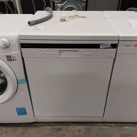 COMFEE' FREESTANDING DISHWASHER FD1435E-W WITH 14 PLACE SETTINGS, FULL SIZE, 44DB, WIDE LED DISPLAY, DELAY START, HALF LOAD FUNCTION, FLEXIBLE RACKS, WHITE (KWH-FD1435E-W) [ENERGY CLASS D]