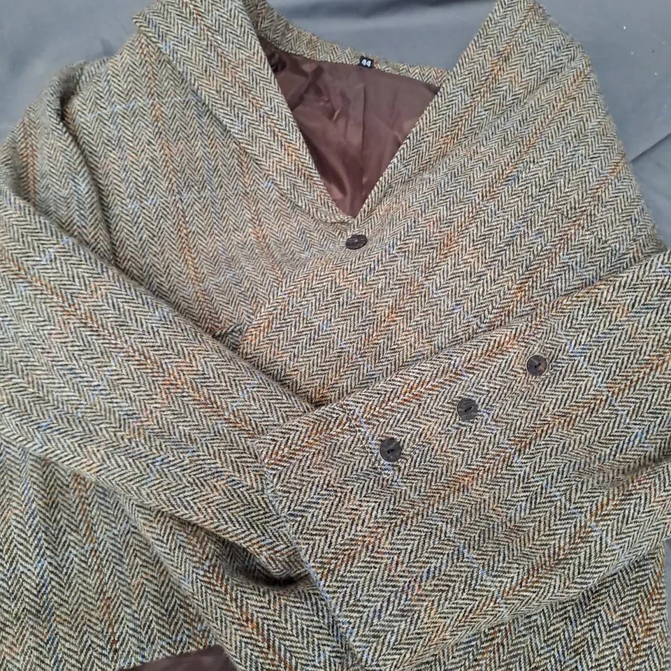 HARRIS TWEED PURE WOOL JACKET - 44