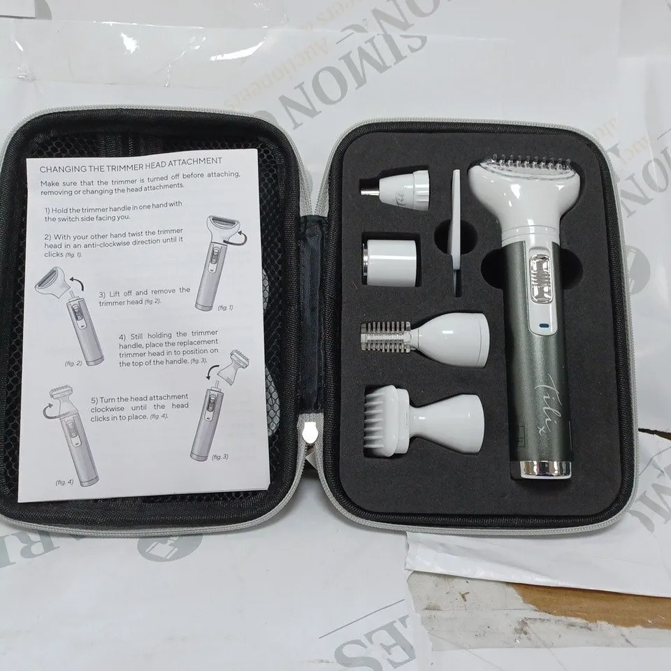 TILI 5-IN-1 MULTI-FUNCTION HAIR REMOVAL KIT - SILVER