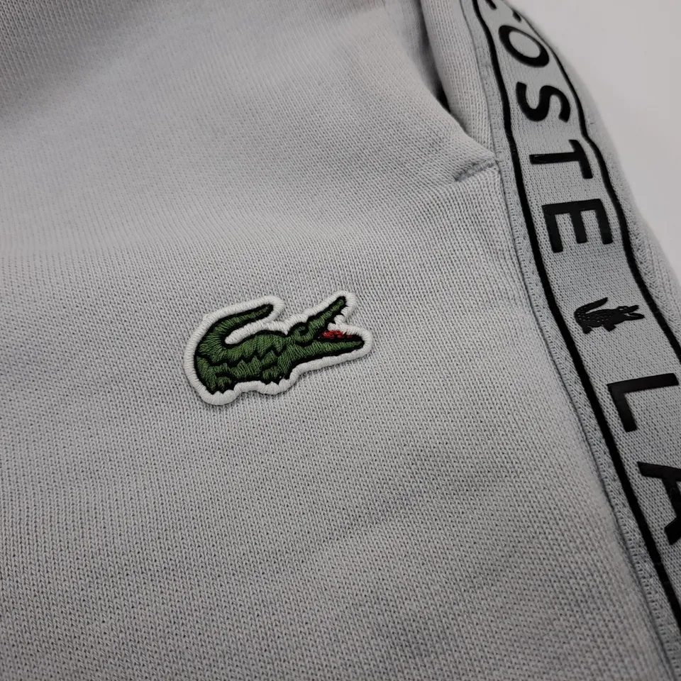 LACOSTE TAPERED FIT GREY JOGGERS - FR 3