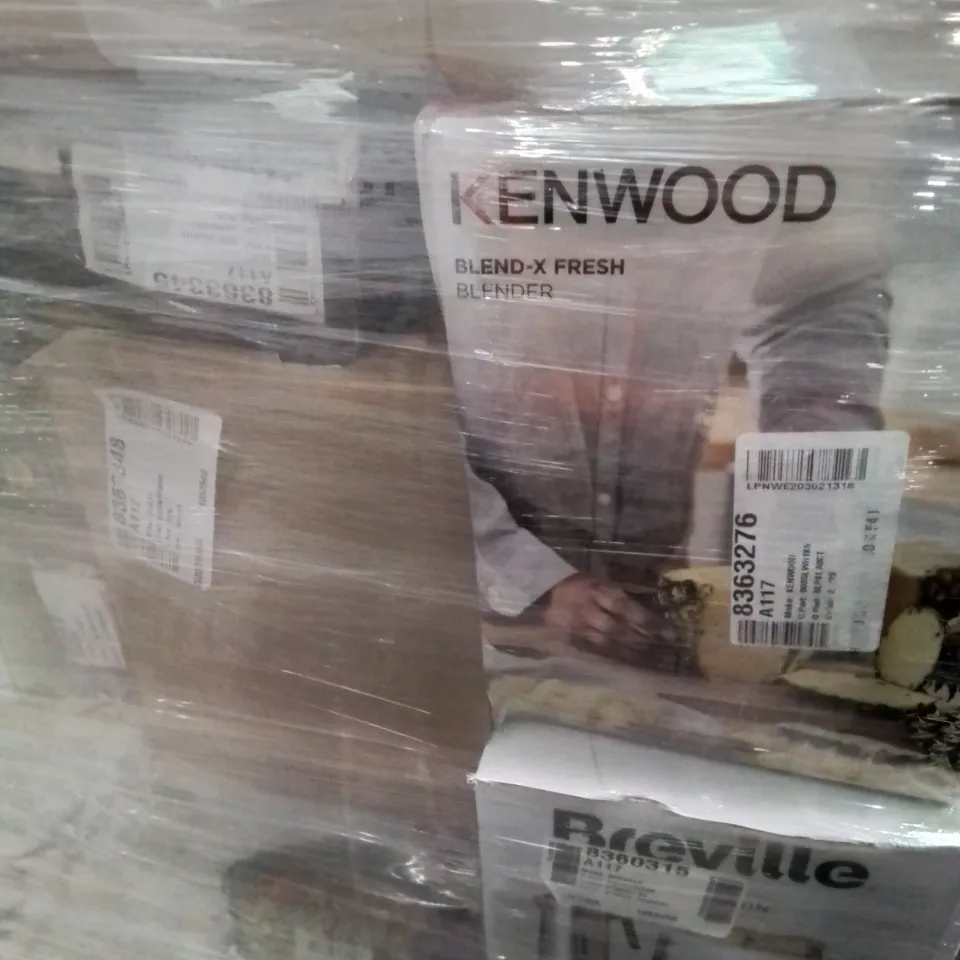 PALLET OF APPROXIMATELY 45 UNPROCESSED RAW RETURN HOUSEHOLD AND ELECTRICAL GOODS TO INCLUDE;