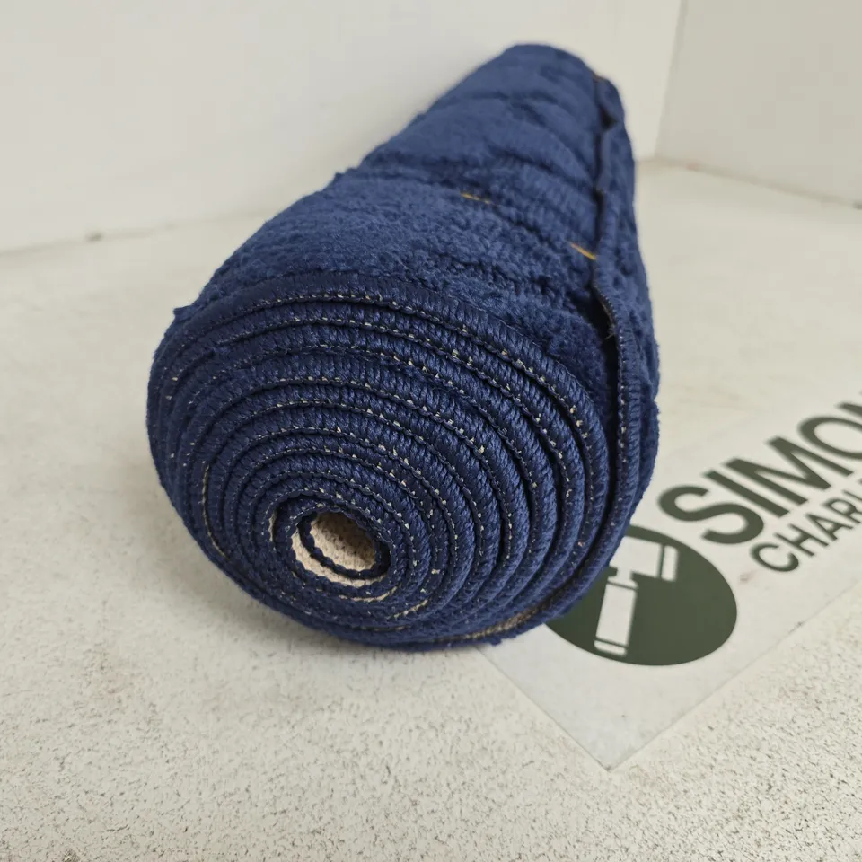 ROLLED BLUE RUG - 80CM X UNSPECIFIED