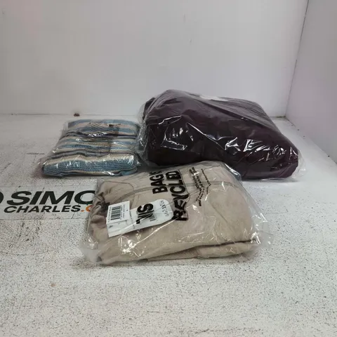 BOX OF APPROXIMATELY 7 ASSORTED CLOTHING ITEMS TO INCLUDE PLUSH FITTED ZIP THROUGH, THE MOTHER PUFFER QUILED VEST ETC