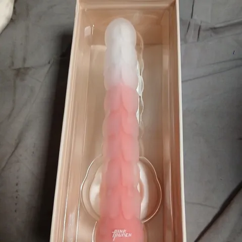 PINK PUNCH VIBRATOR – TEXTURED RIBBED SHAFT (BOXED)