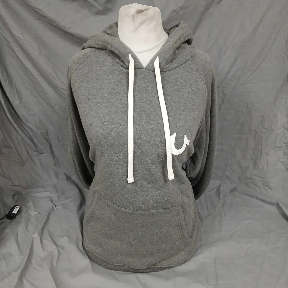 TRUE RELIGION GREY HOODIE – UK XL (US XL/TG) MADE IN INDIA