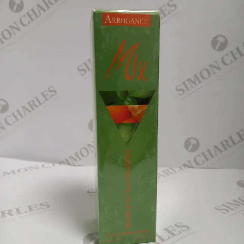 APPROXIMATELY 15 X 100ML SEALED ARROGANCE MIX EAU DE TOILETTE SPRAY BASIL, MANDARIN 