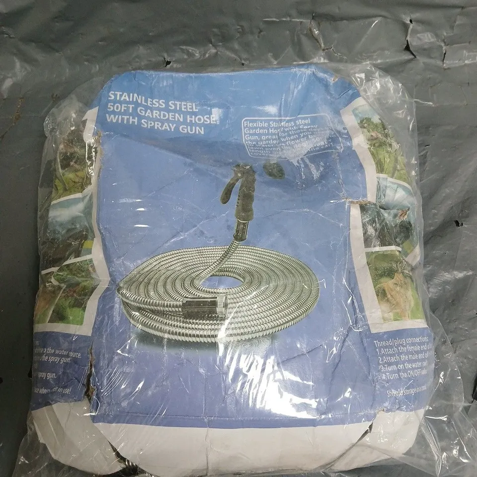 FLEXIBLE STAINLESS STEEL GARDEN HOSE