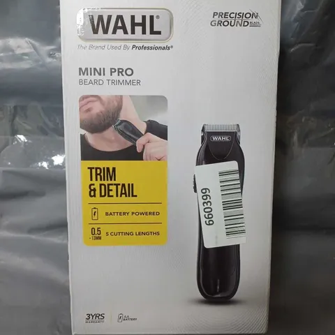 BOXED WAHL MINI PRO BEARD TRIMMER