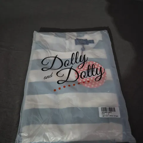 SEALED DOLLY AND DOTTY STRIPE DRESS SIZE 14