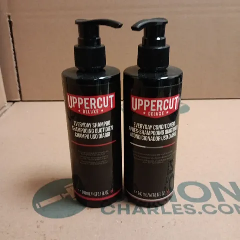 UPPERCUT DELUXE EVERYDAY SHAMPOO & CONDITIONER – 2 X 240 ML