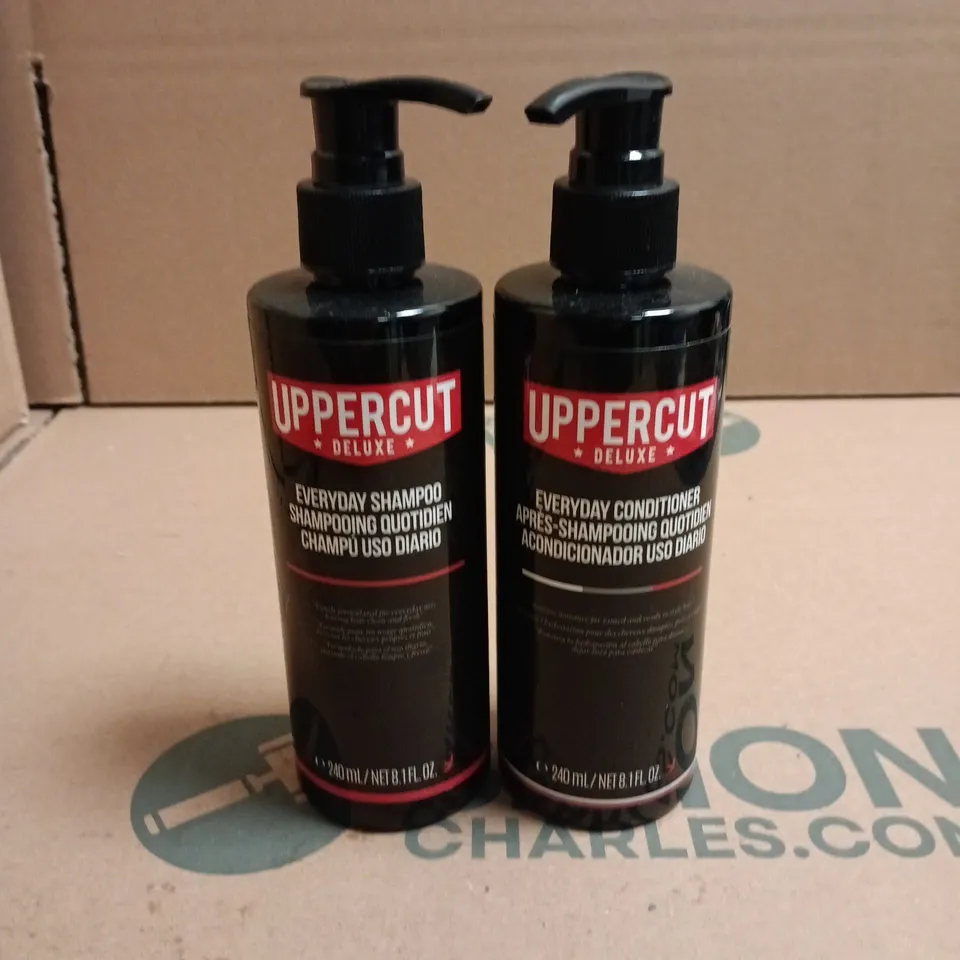 UPPERCUT DELUXE EVERYDAY SHAMPOO & CONDITIONER – 2 X 240 ML