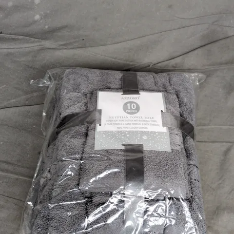 AZZORO EGYPTIAN TOWEL BALE – 10 PIECES