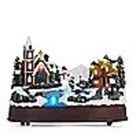 FESTIVE ICE SKATE ANIMATED SCENE