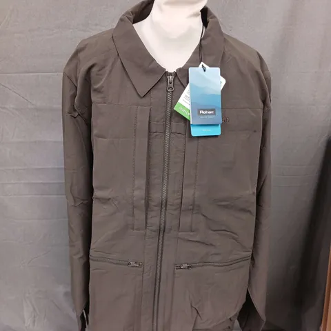 ROHAN MENS FRONTIER JACKET DARK OLIVE BROWN SIZE MEDIUM