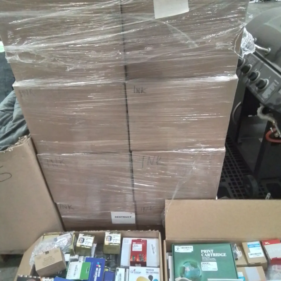 PALLET CONTAINING APPROXIMATELY 20 BOXES OF BOXED INK CARTRIDGES FOR VARIOUS MODELS AND MAKES OF PRINTER