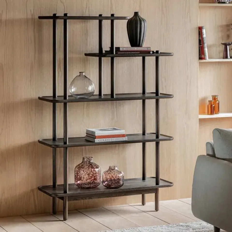 BOXED KALIA DISPLAY SHELVES - DARK OAK (1 BOX)