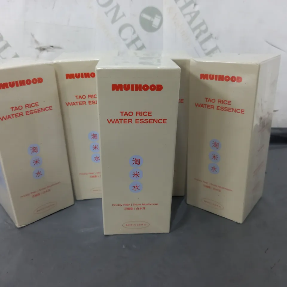 5 BOXED AND SEALED MUIHOOD TAO RICE WATER ESSENCE (85ml)