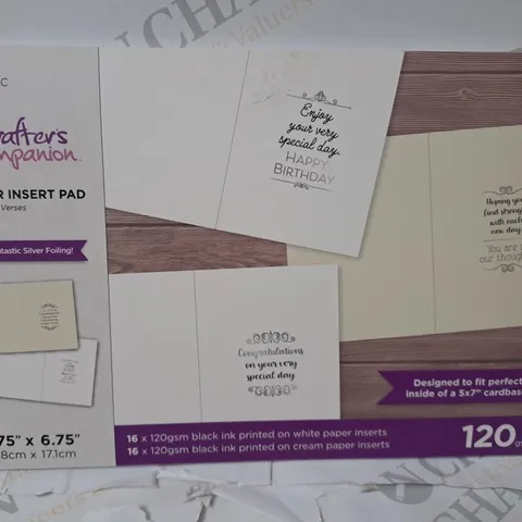 32PC CRAFTERS COMPANION PAPER INSERT PAD