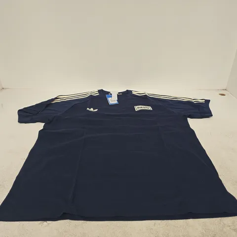 ADIDAS OASIS BLUE T SHIRT LARGE