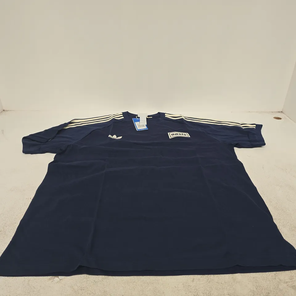 ADIDAS OASIS BLUE T SHIRT LARGE