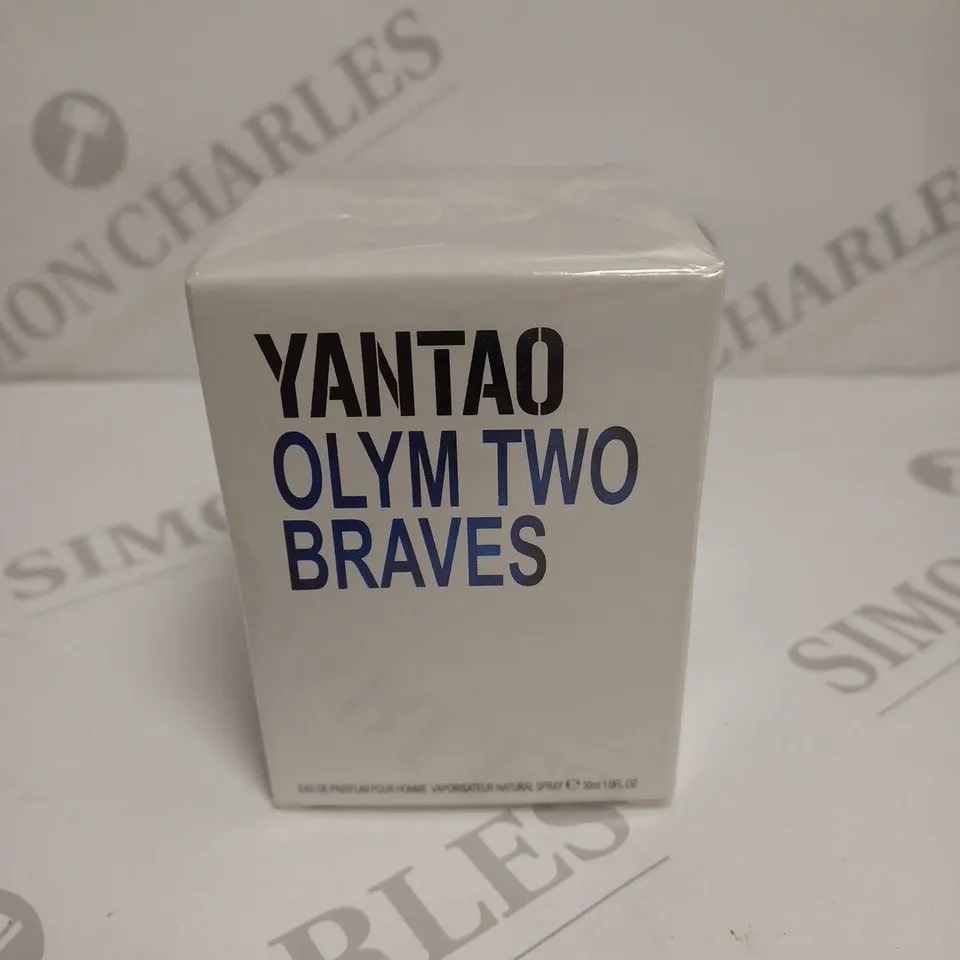 BOXED AND SEALED YANTAO OLYM TWO BRAVES EAU DE TOILETTE 30ML