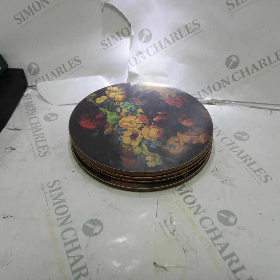 6 MELAMINE ROUND TABLEMATS