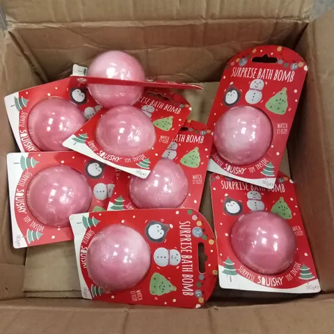 BOX TO CONTAIN APPROX 8 X BATH BOMBS