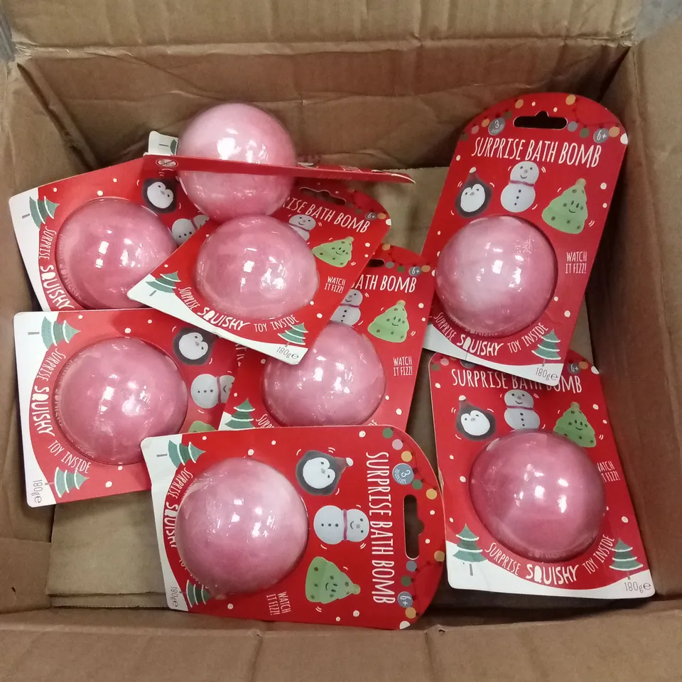 BOX TO CONTAIN APPROX 8 X BATH BOMBS