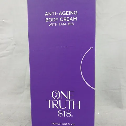 ONE TRUTH 818 ANTI-AGEING BODY CREAM β 150ML (BOXED)
