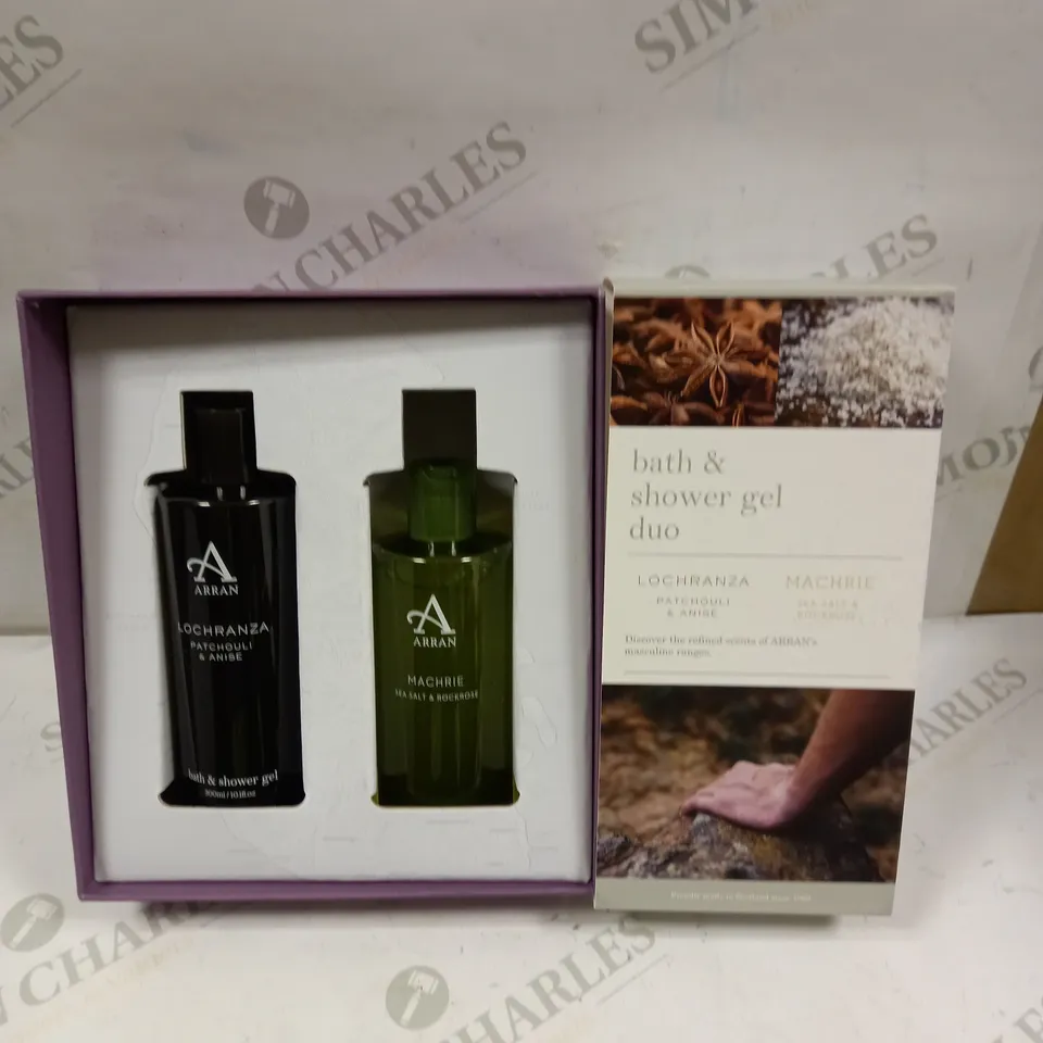 BOXED ARRAN BATH & SHOWER GEL DUO 