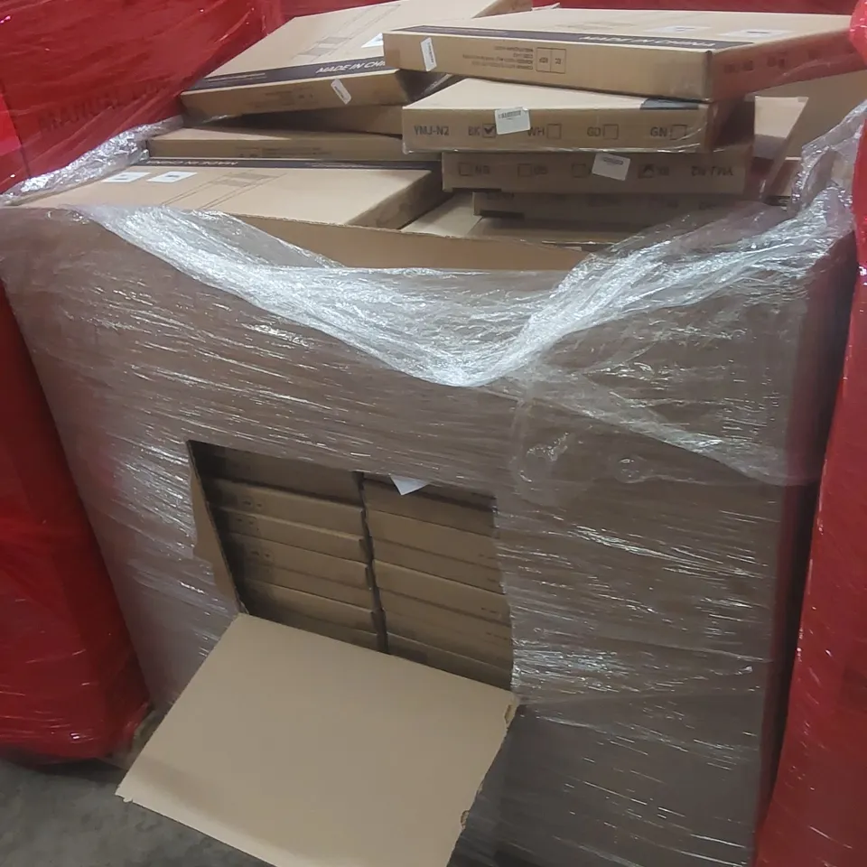 PALLET CONTAINING A VERY LARGE QUANTITY OF BOXED CLOTHES RACKS
