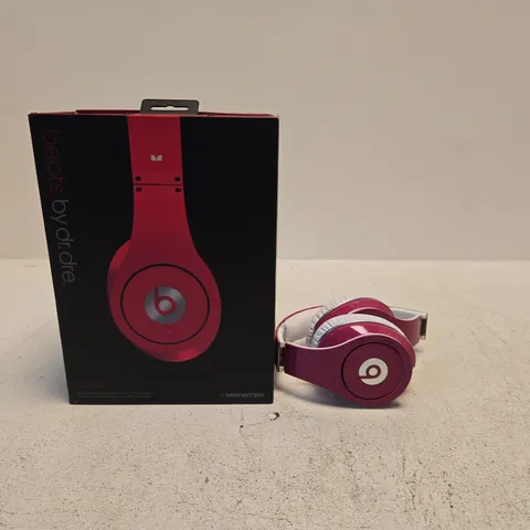 BEATS BY DR. DRE STUDIO HEADPHONES – PINK (BOXED)