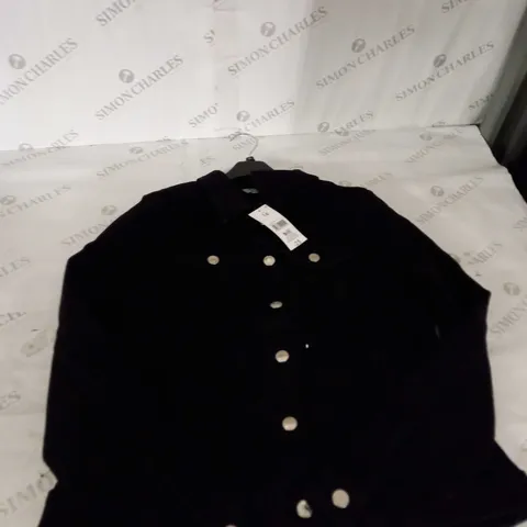 MATALAN BLACK DENIM JACKET SIZE 16