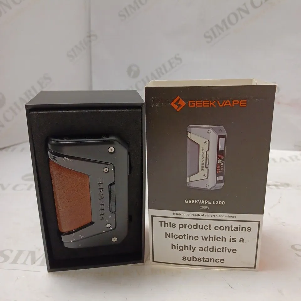BOXED GEEK VAPE GEEKVAPE L200 - BLACK.