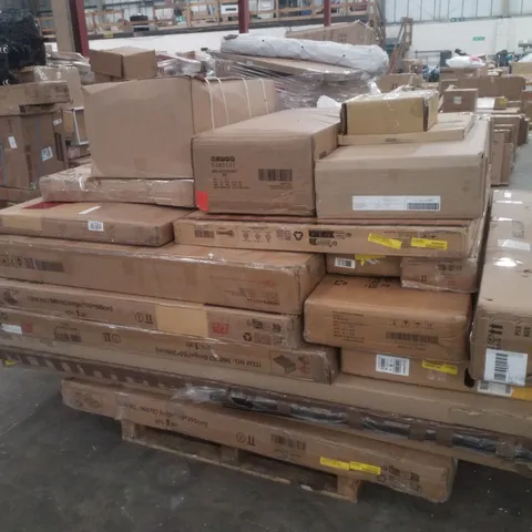 PALLET CONTAINING ASSORTED INCOMPLETE FLATPACK FURNITURE PARTS 