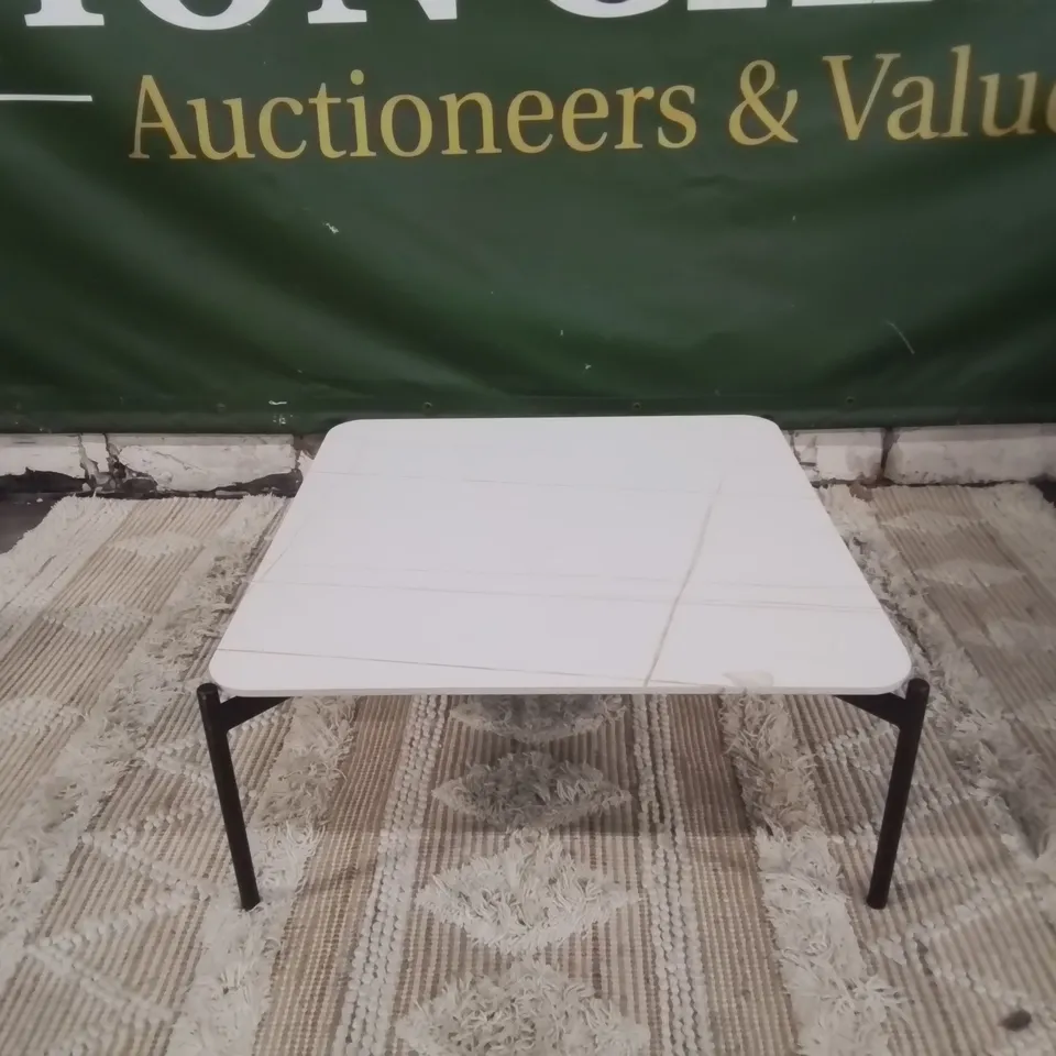 DESIGNER VALUEMARK ROCCO LARGE WHITE COFFEE TABLE  RRP £299