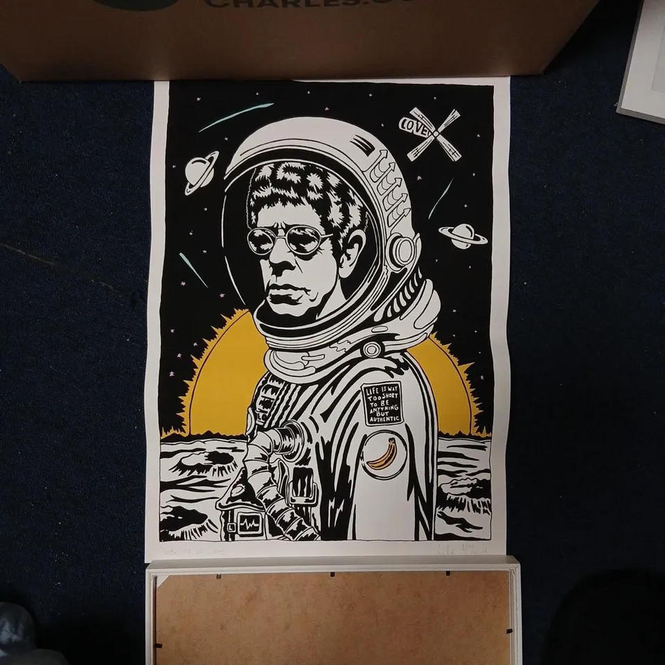 LUKE MCLEAN – SATELITE OF LOVE SIGNED PRINT
