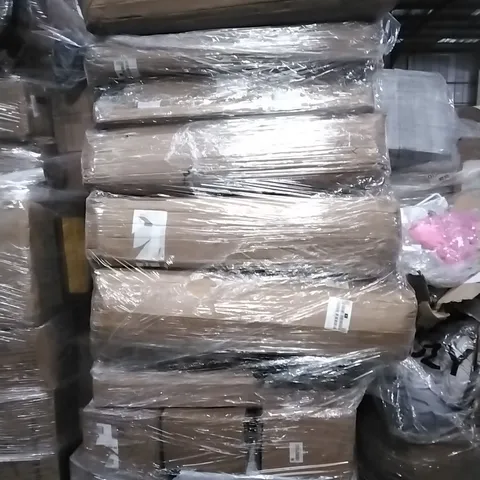 PALLET OF HOUSEHOLD ITEMS TO INCLUDE LED BATHROOM MIRROR LIGHT, RETRACTABLE CLOTHES AIRER AND OTHER ASSORTED ITEMS...