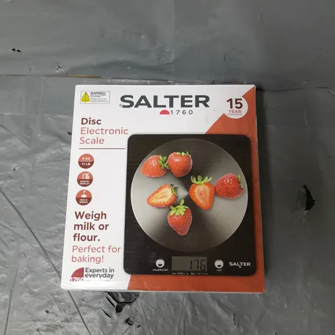BOXED SALTER DISC ELECTRONIC SCALE
