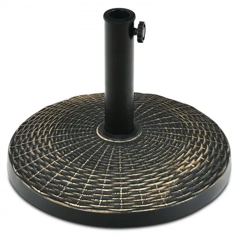 BOXED COSTWAY 26.5LBS PATIO MARKET UMBRELLA BASE STAND