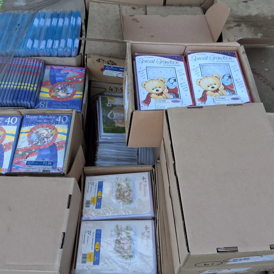 LARGE PALLET OF ASSORTED BRAND NEW KINGSLEY CELEBRATION CARD MULTI-PACKS