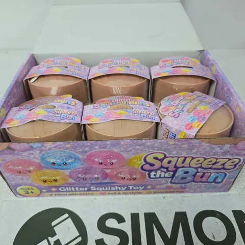 GLITTER SQUISHY BUNS – 12 PER BOX