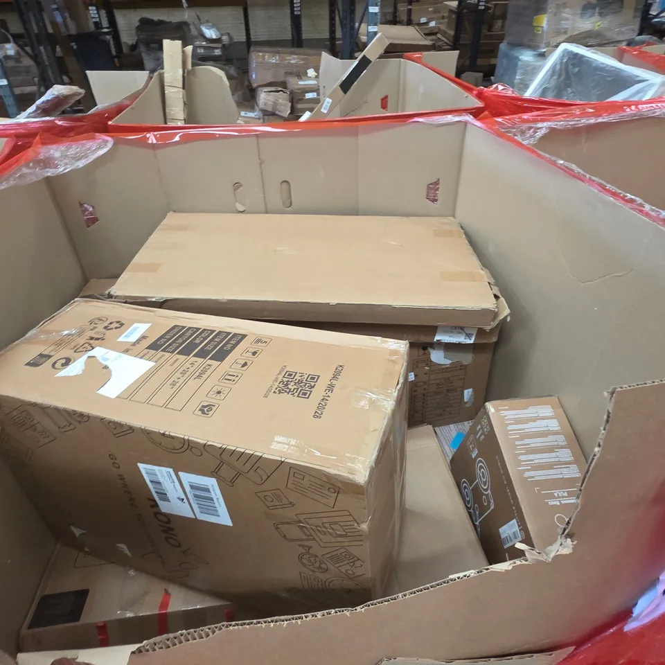 PALLET OF ASSORTED HOUSEHOLD GOODS AND PRODUCTS TO INCLUDE;LAUNDRY PEDESTAL,LED MIRROR