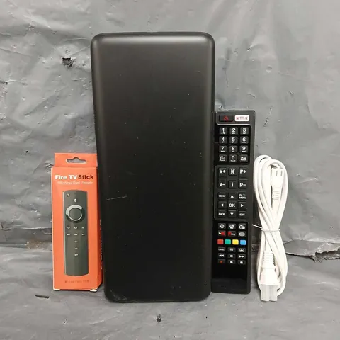 BOX OF APPROXIMATELY 12 ASSORTED ITEMS TO INCLUDE - REMOTE , FIRE TV STICK , TV BOX PRO ETC