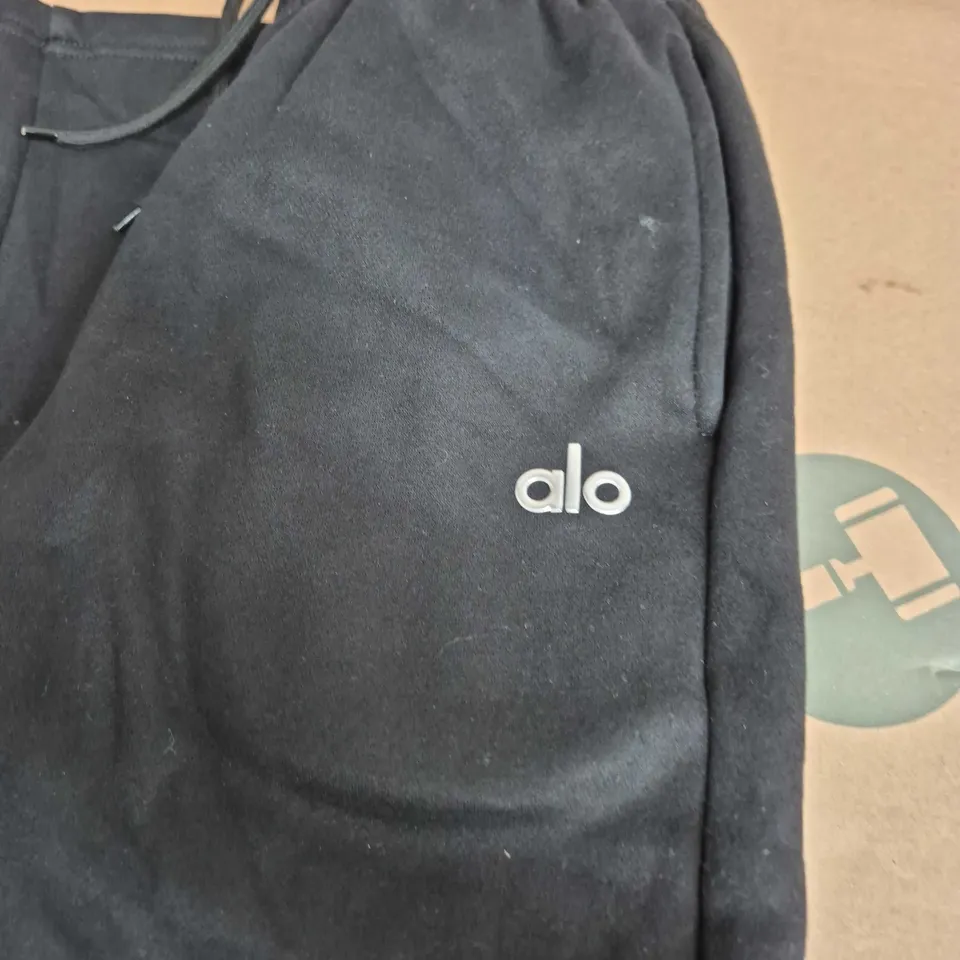 ALO DRAWSTRING JOGGERS - BLACK - SIZE UNSPECIFIED