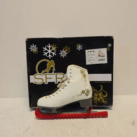 WOMEN’S WHITE ICE SKATES – SFR GLITRA ICE SKATE, UK 6 / EUR 39.5