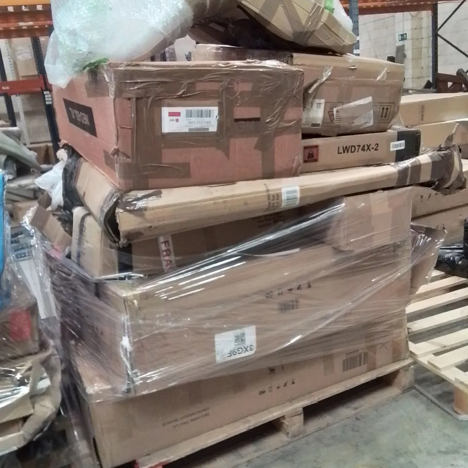 PALLET OF ASSORTED FLAT PACK FURNITURE PRODUCTS 